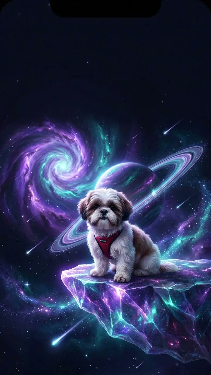 Still photo: Leo in the cosmos
